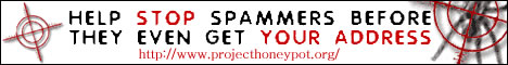 Stop Spam Harvesters, Join Project Honey Pot